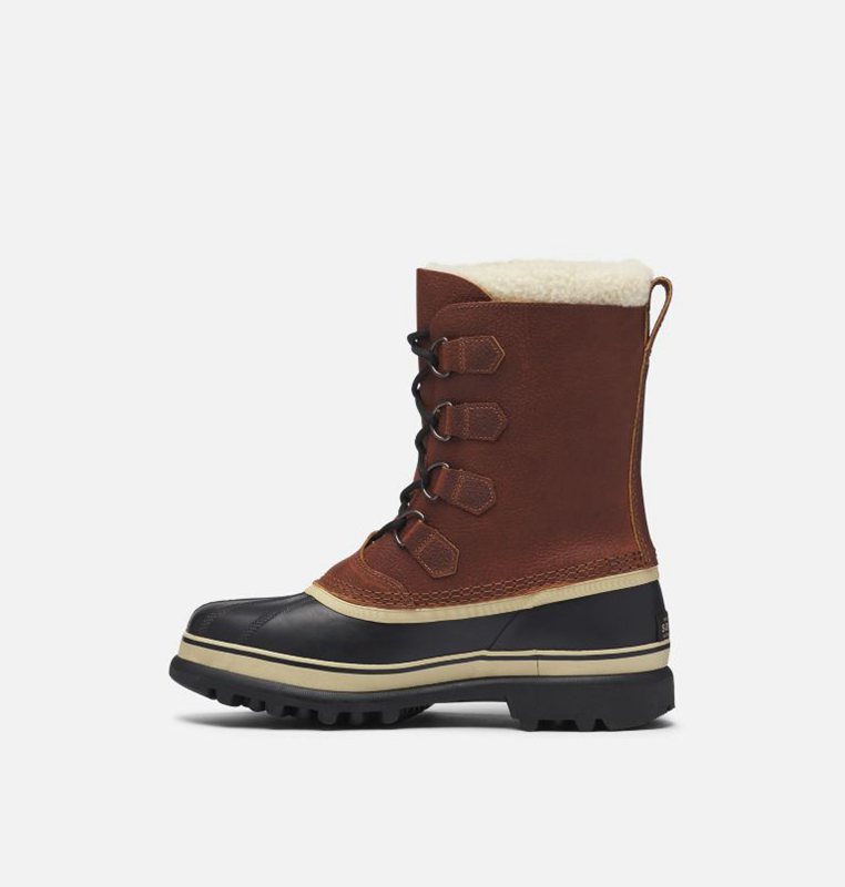 Sorel Herr Vinterkängor Mörk Brun - Caribou™ Wool - GJH-795430